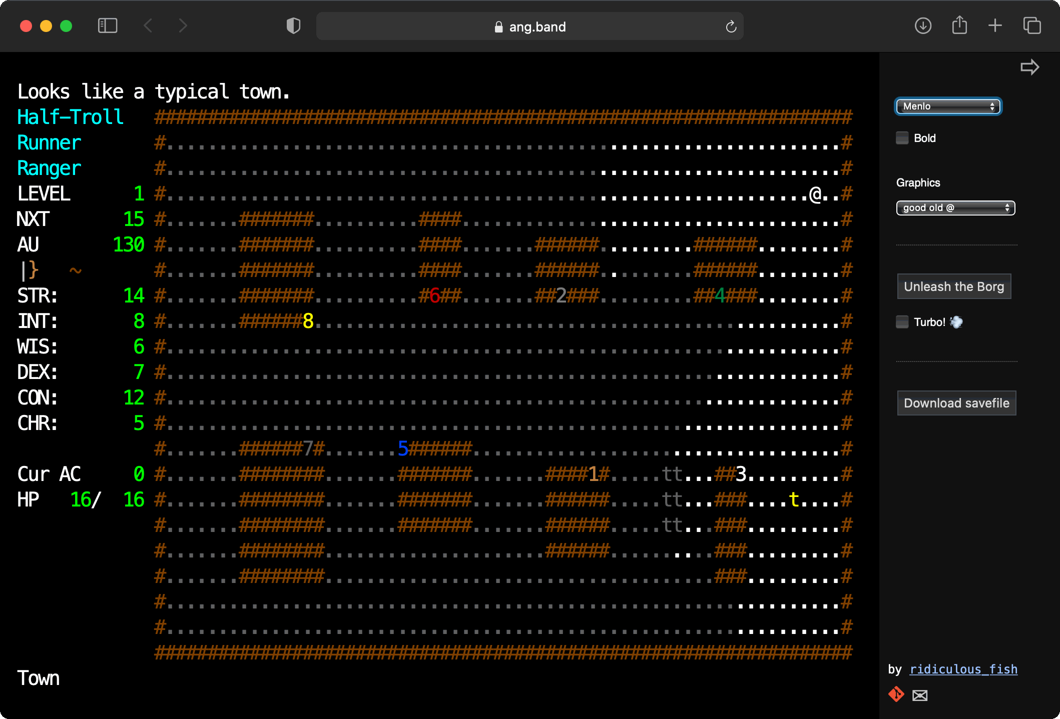 angband item stats